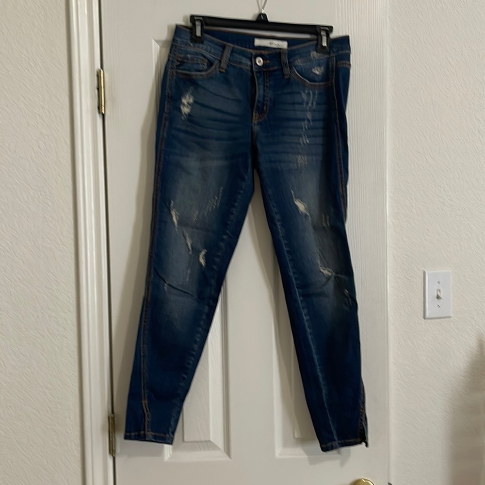 Crop skinny jeans